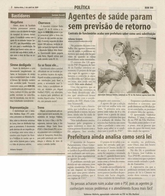 Bom Dia Jundiaí - 02/04/2009