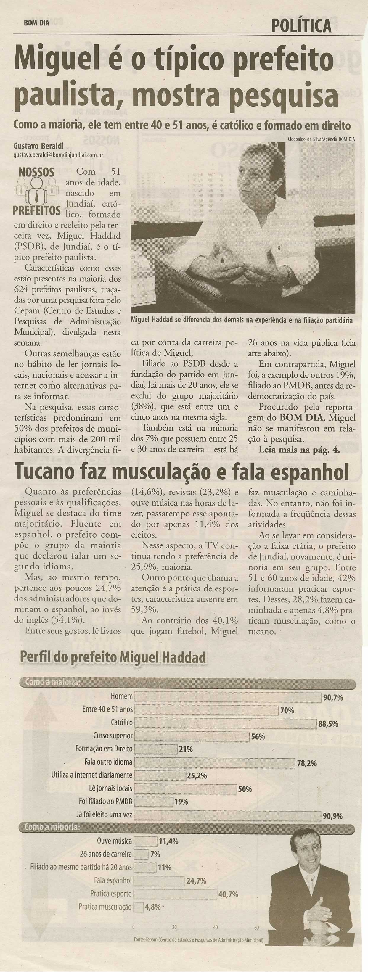 Bom Dia Jundiaí - 02/04/2009