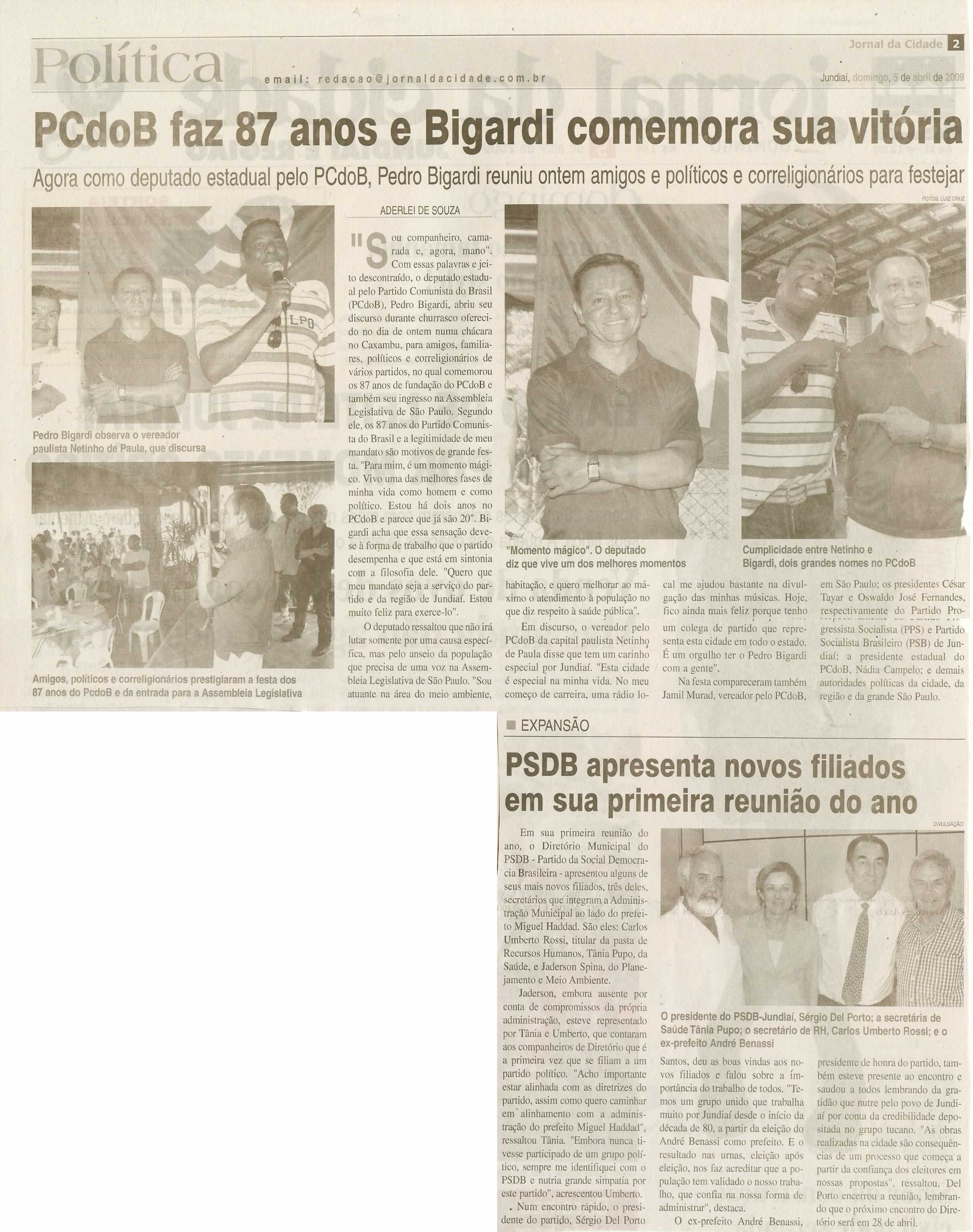 Jornal da Cidade - 05/04/2009