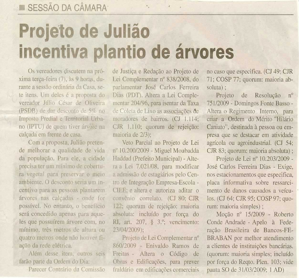 Jornal da Cidade - 05/04/2009