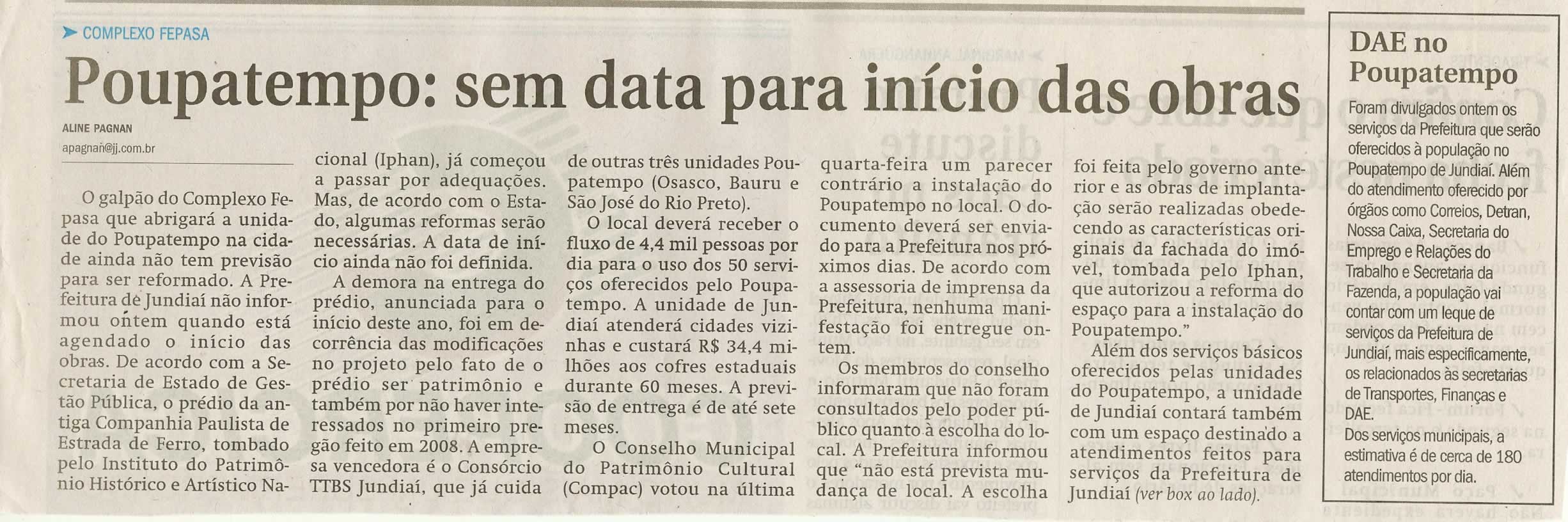 Jornal de Jundiaí - 17/04/2009
