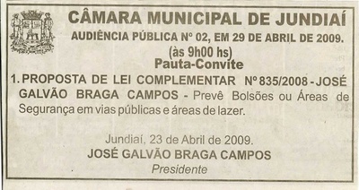 Jornal da Cidade - 25/04/2009