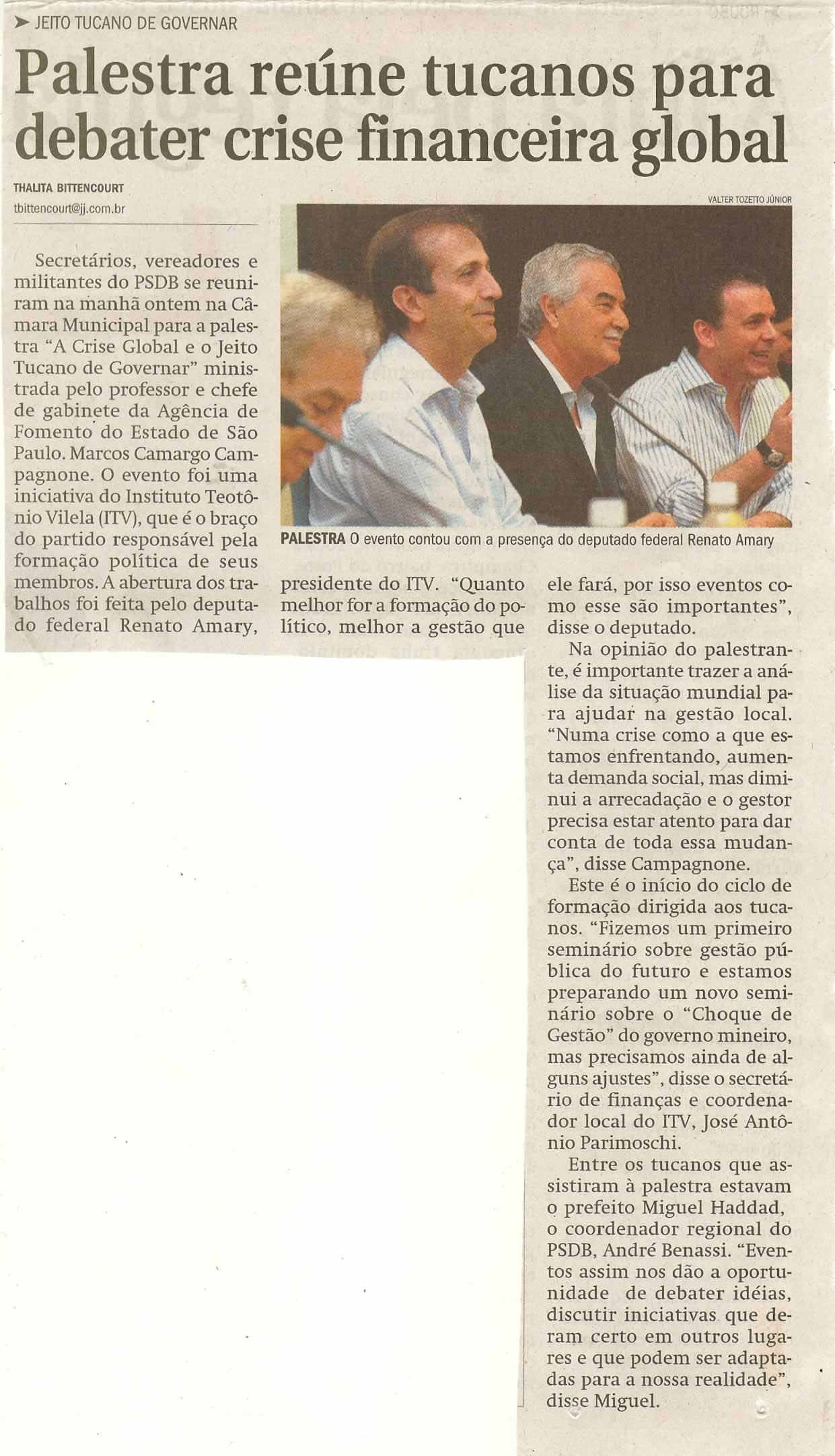 Jornal de Jundiaí - 26/04/2009