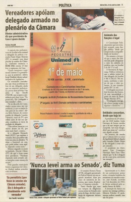 Bom Dia Jundiaí - 30/04/2009