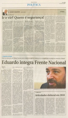 Jornal de Jundiaí - 03/05/2009
