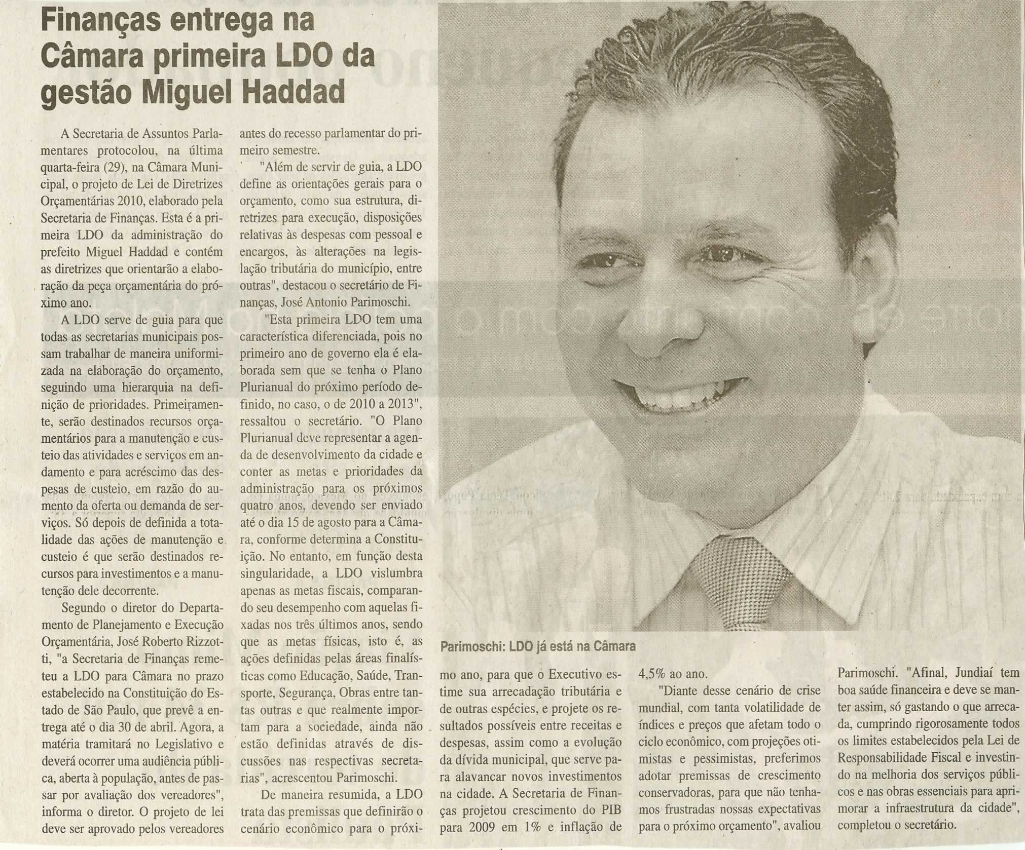 Jornal da Cidade - 01/05/2009