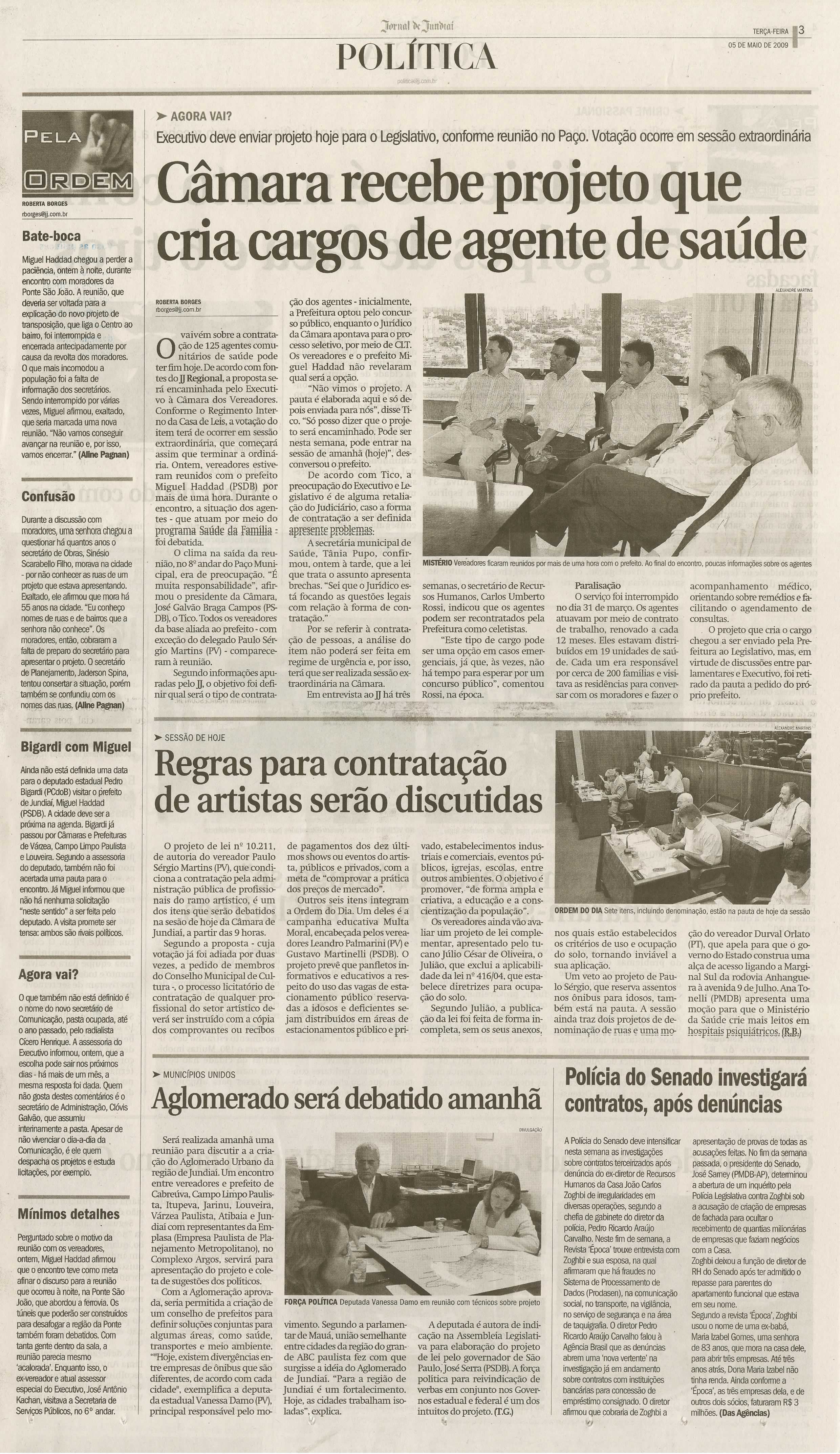 Jornal de Jundiaí - 05/05/2009