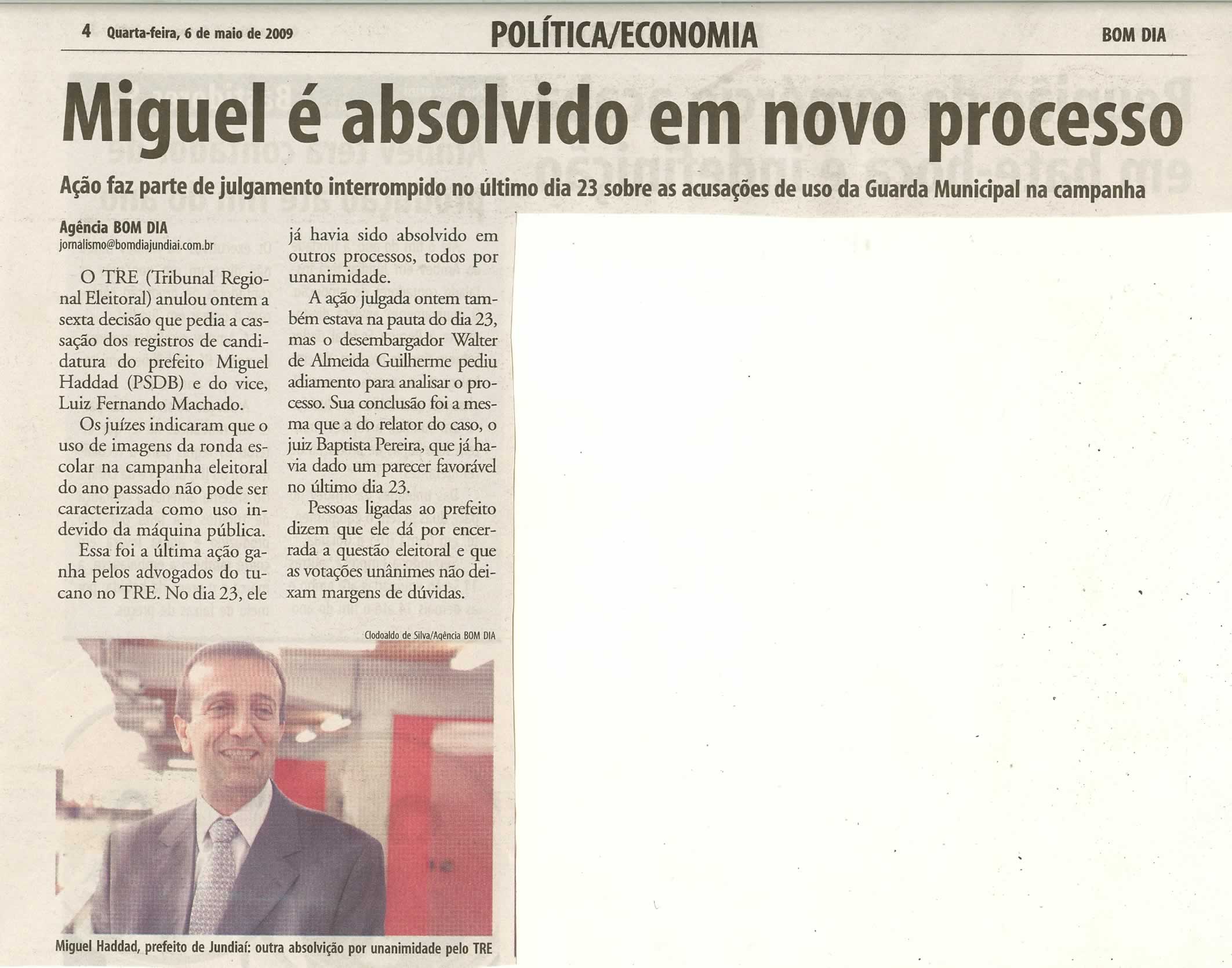  Bom Dia Jundiaí - 06/05/2009