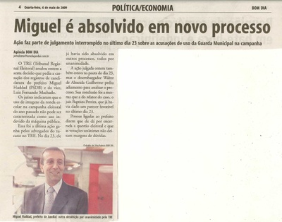  Bom Dia Jundiaí - 06/05/2009