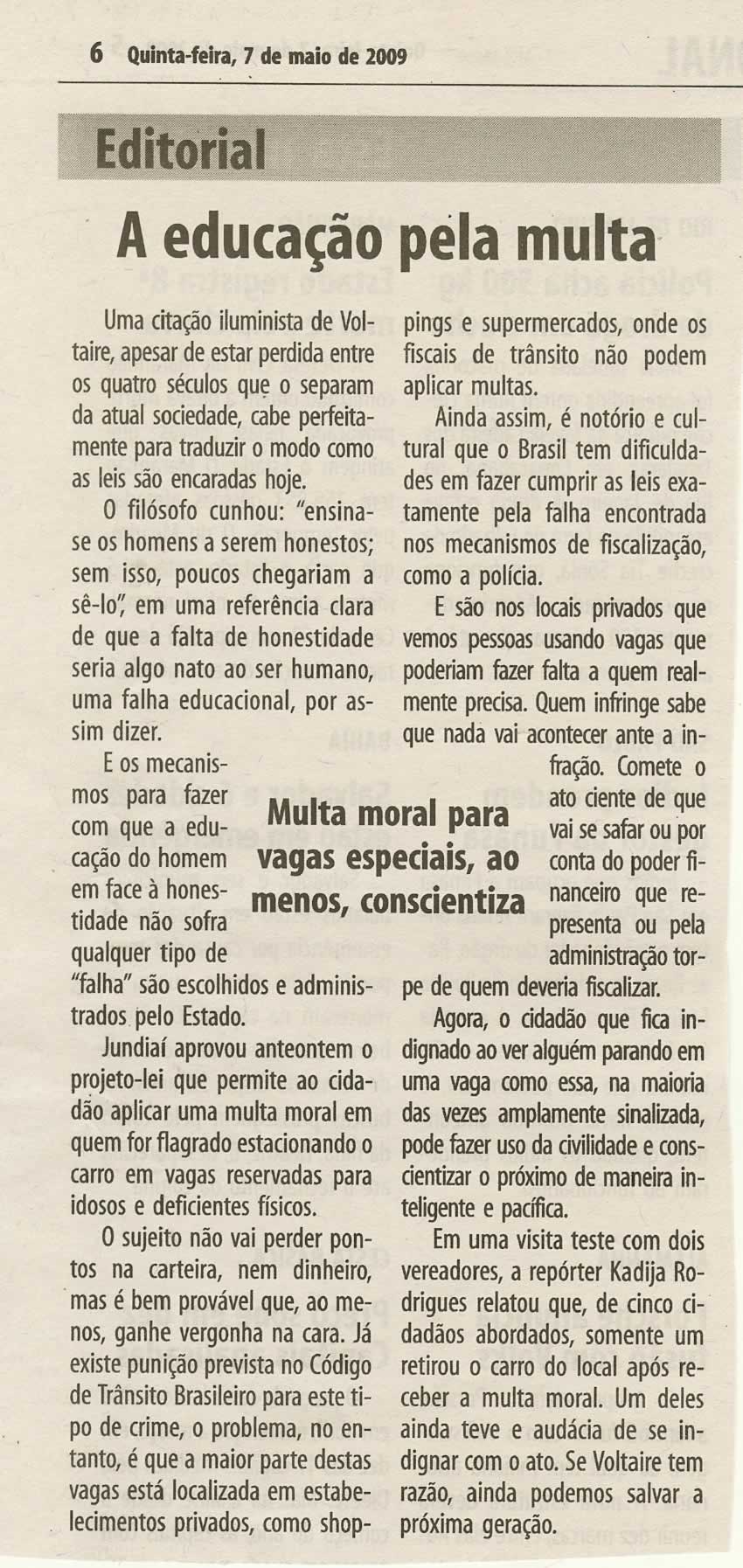 Bom Dia Jundiaí - 07/05/2009