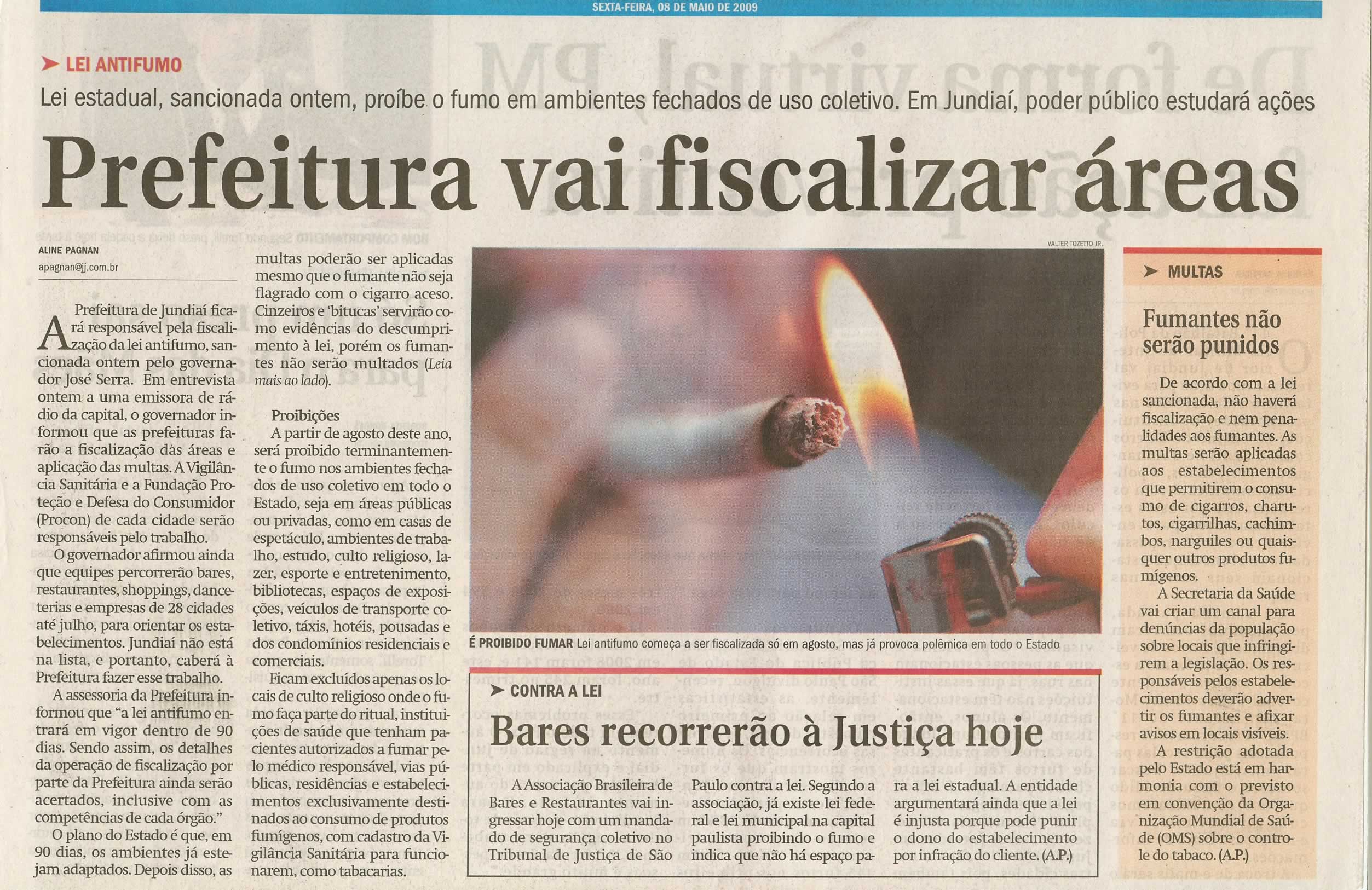 Jornal de Jundiaí - 08/05/2009