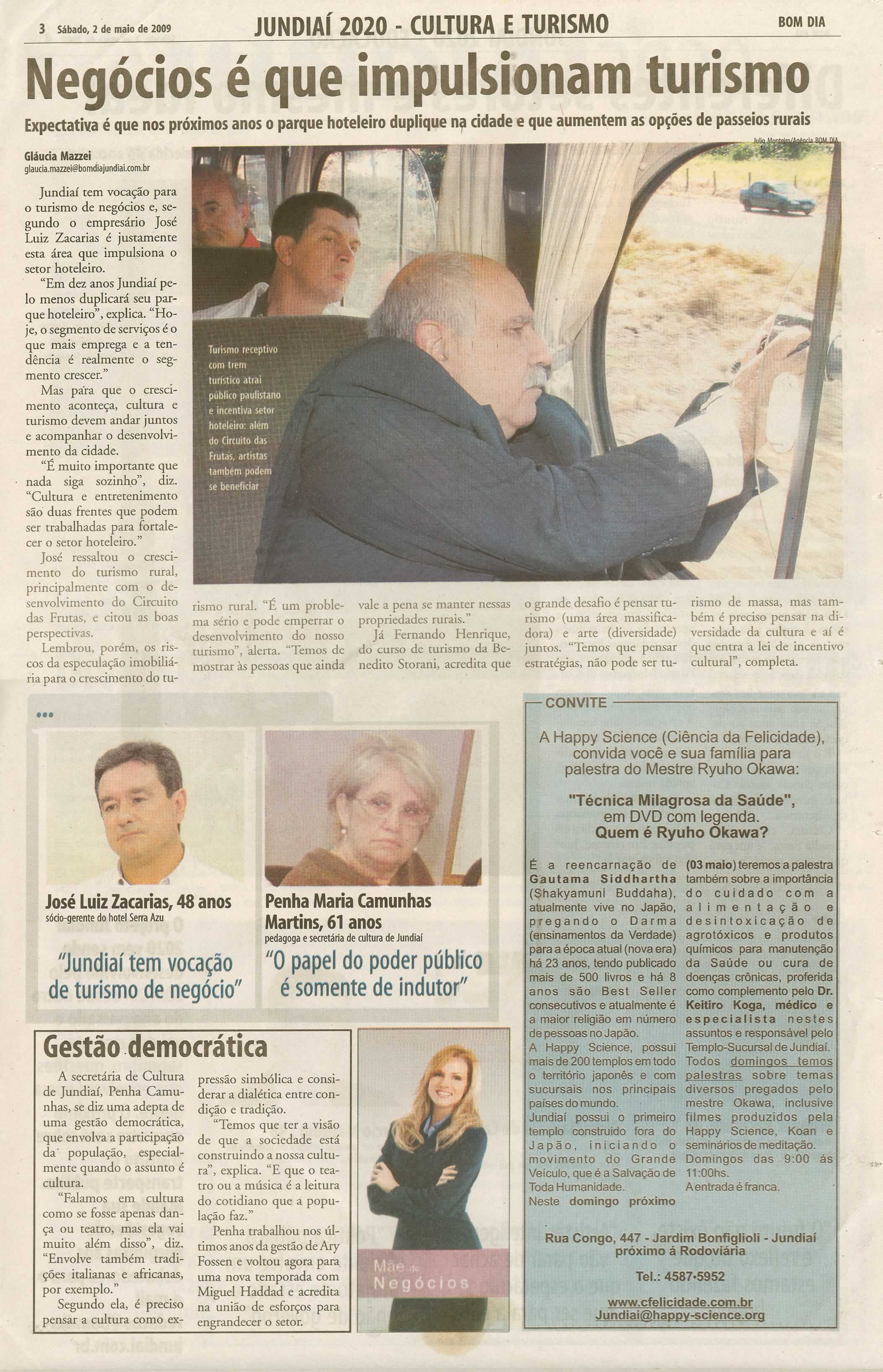 Bom Dia Jundiaí - 02/05/2009