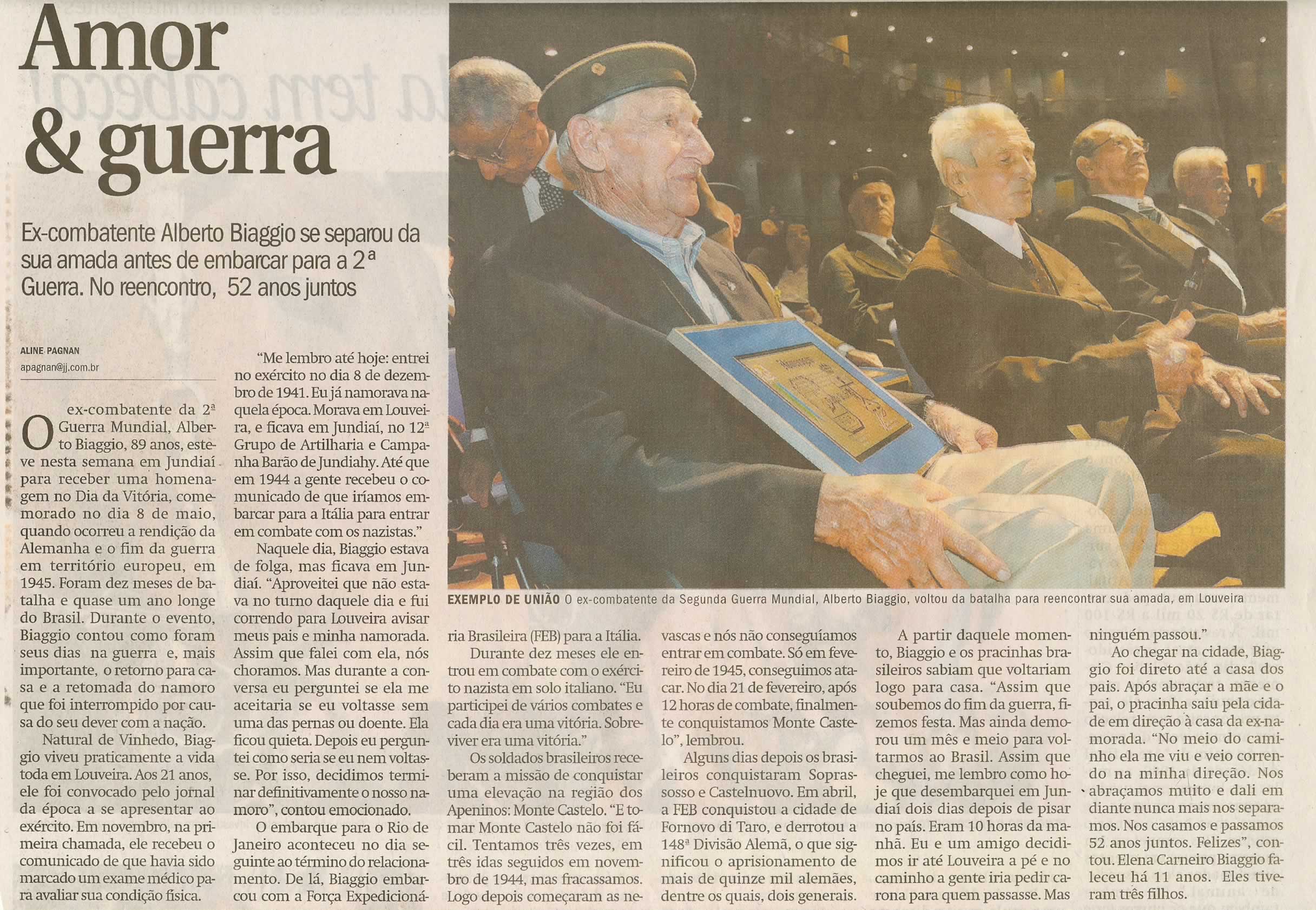 Jornal de Jundiaí - 10/05/2009