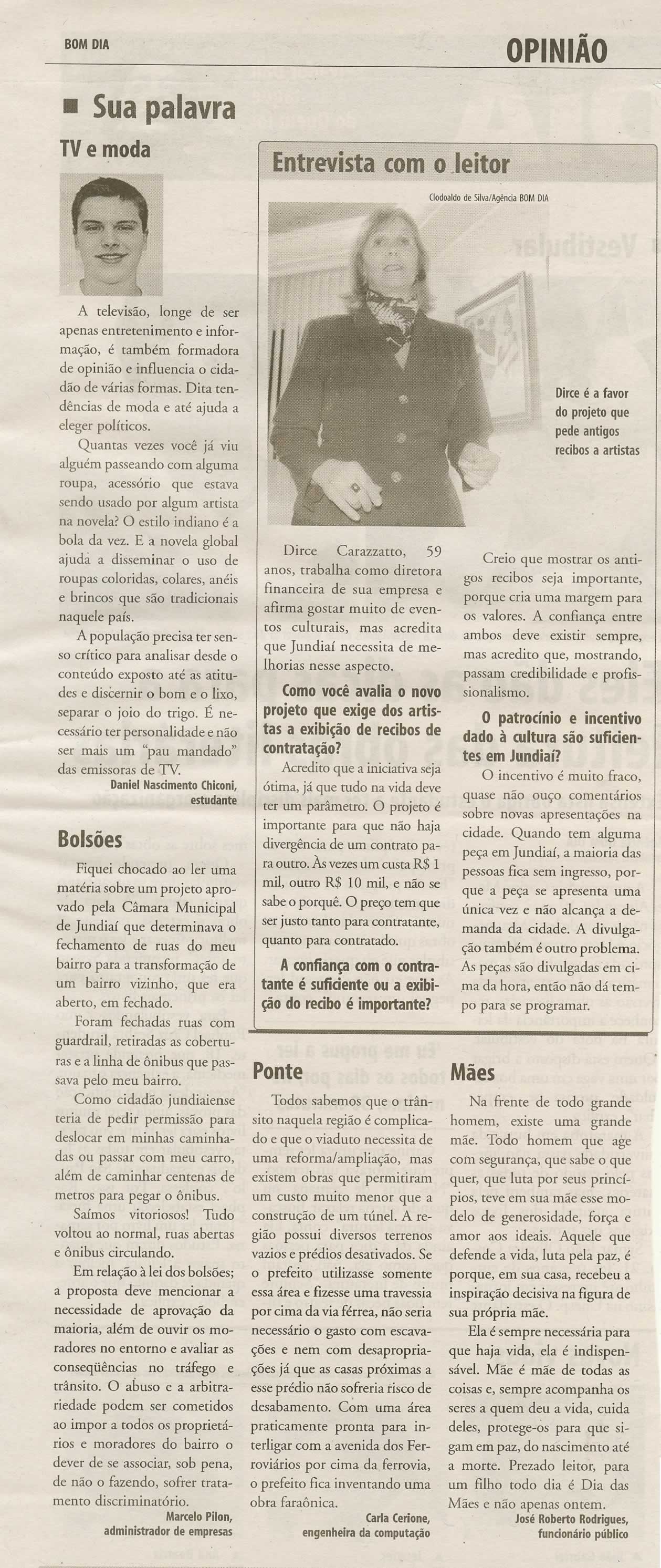 Bom Dia Jundiaí - 11/05/2009