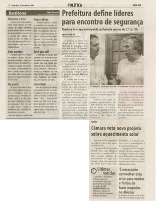 Bom Dia Jundiaí - 12/05/2009