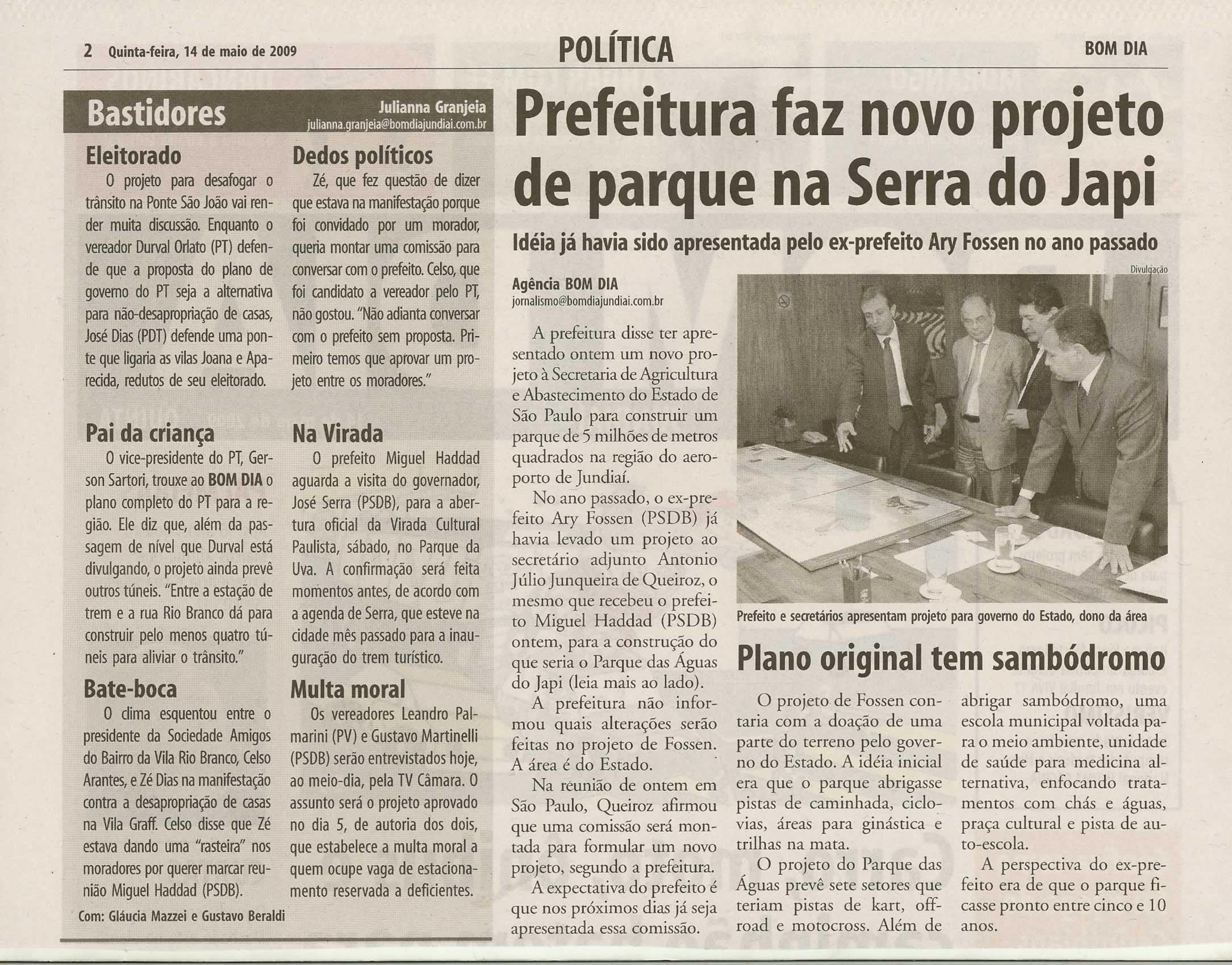 Bom Dia Jundiaí - 14/05/2009