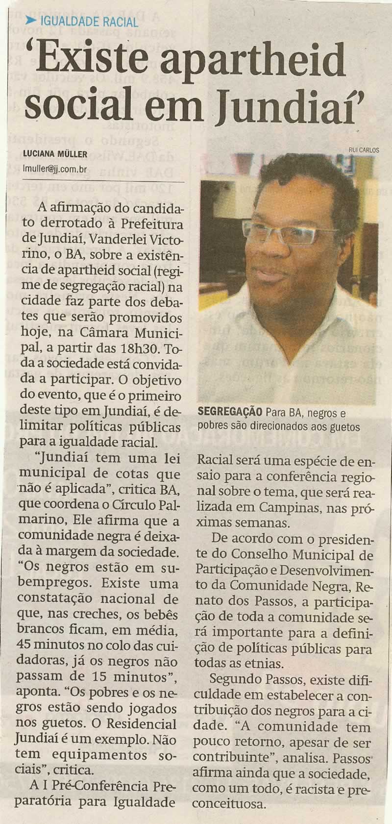 Jornal de Jundiaí - 14/05/2009