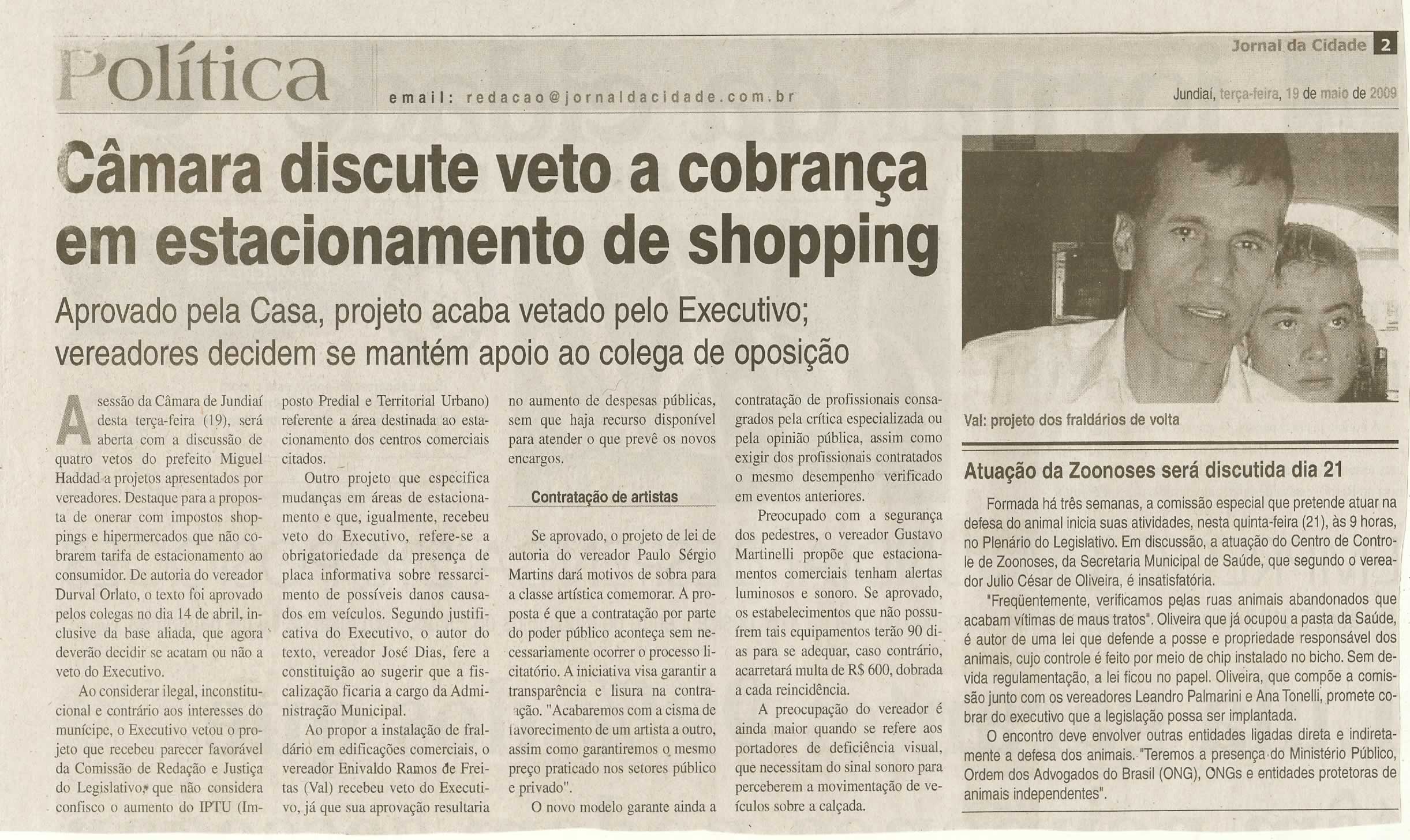 Jornal da Cidade - 19/05/2009