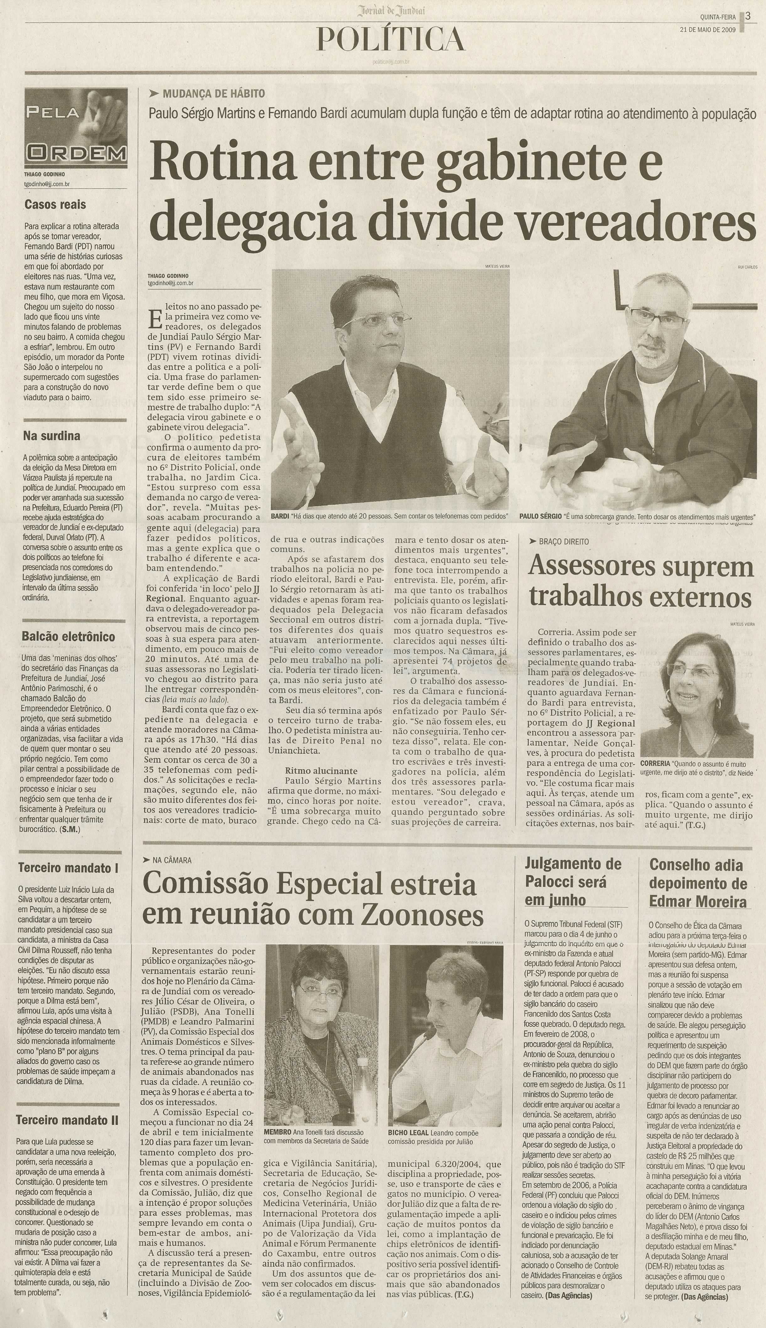 Jornal de Jundiaí - 21/05/2009