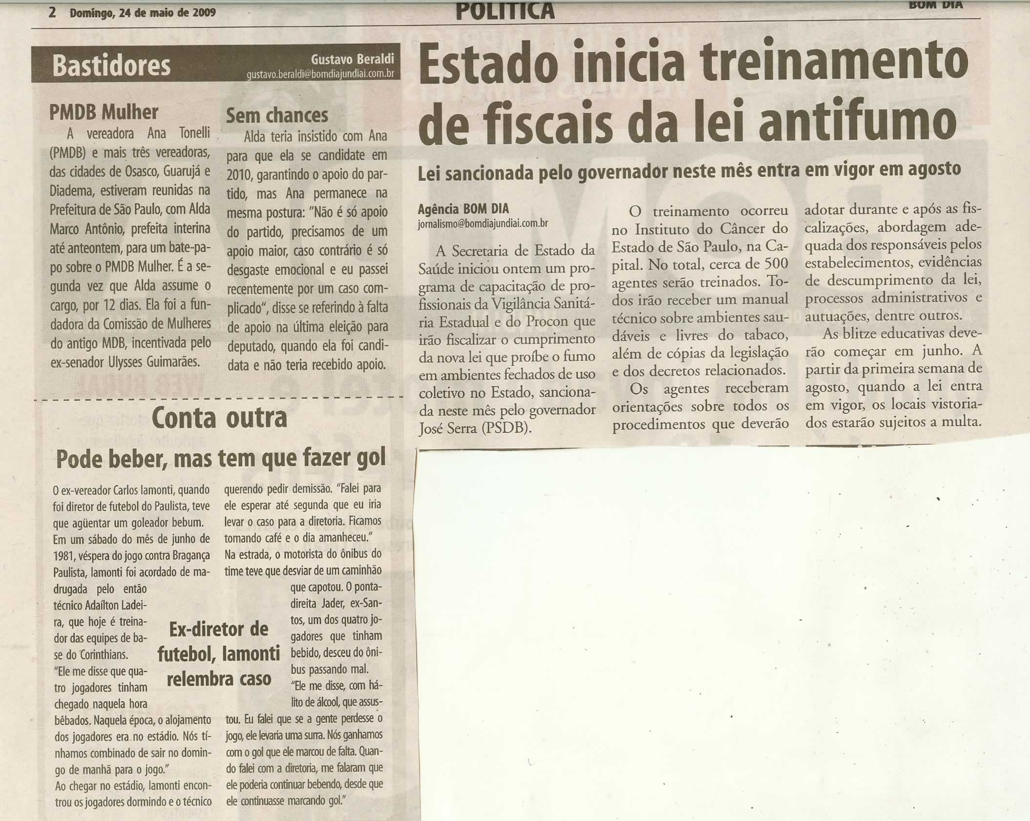 Bom Dia Jundiaí - 24/05/2009