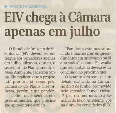Jornal de Jundiaí - 25/05/2009