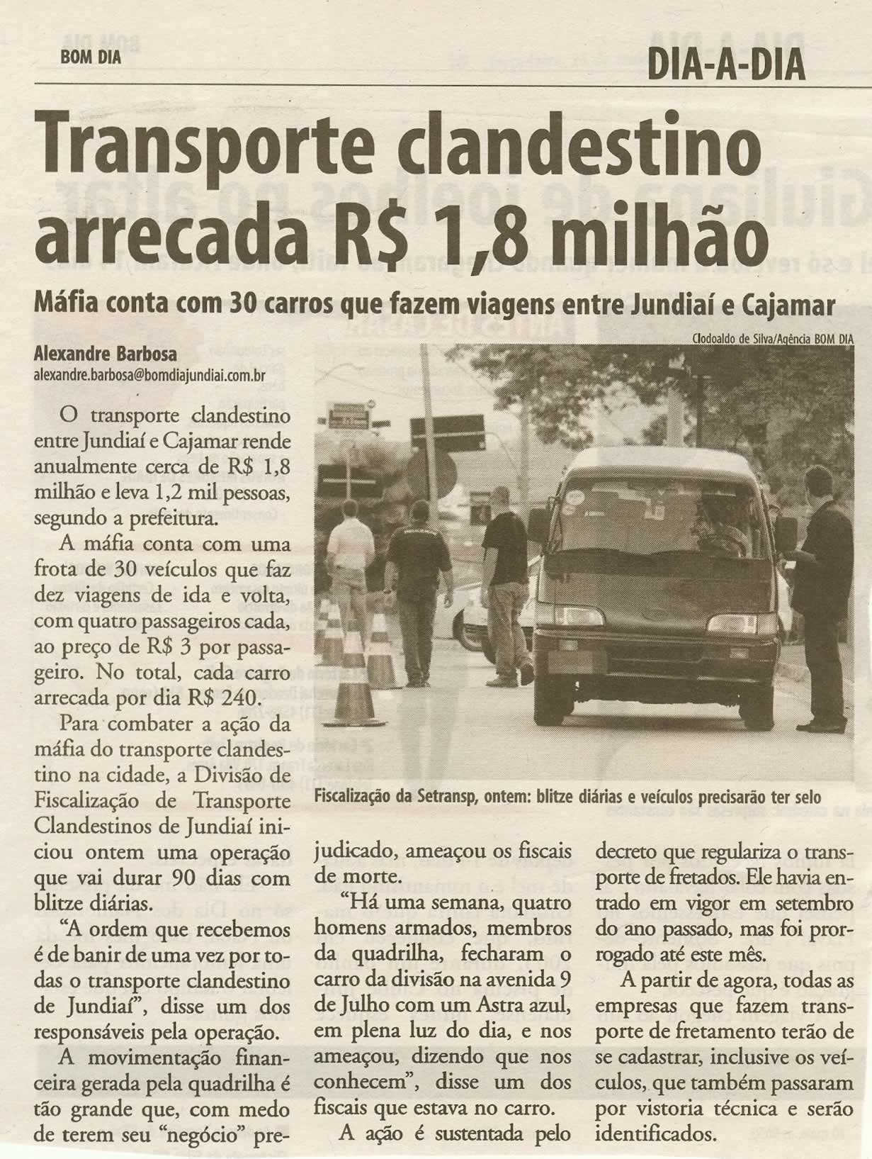 Bom Dia Jundiaí - 26/05/2009