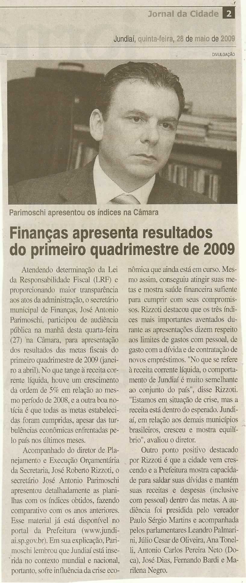Jornal da Cidade - 28/05/2009