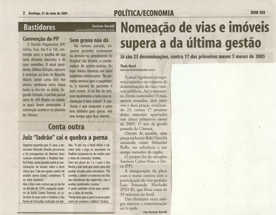 Bom Dia Jundiaí - 31/05/2009