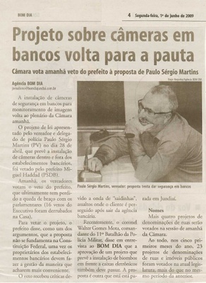 Bom Dia Jundiaí - 01/06/2009
