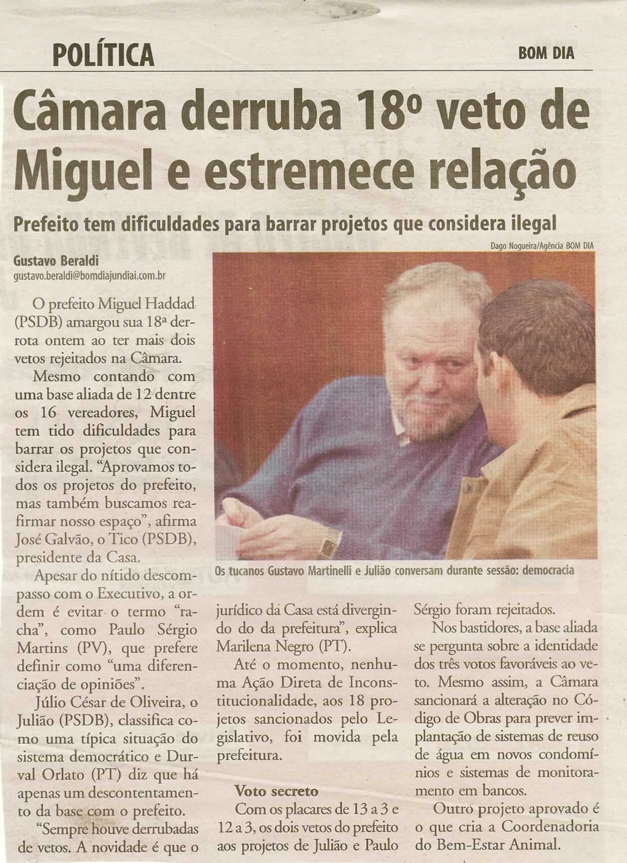 Bom Dia Jundiaí - 03/06/2009