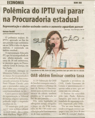 Bom Dia Jundiaí - 04/06/2009