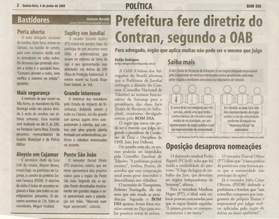 Bom Dia Jundiaí - 04/06/2009