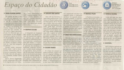 Jornal de Jundiaí - 05/06/2009