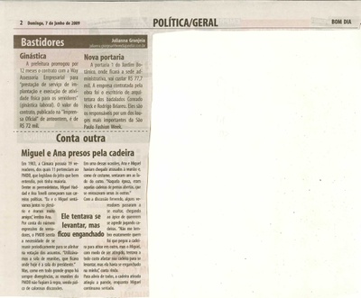 Bom Dia Jundiaí - 07/06/2009