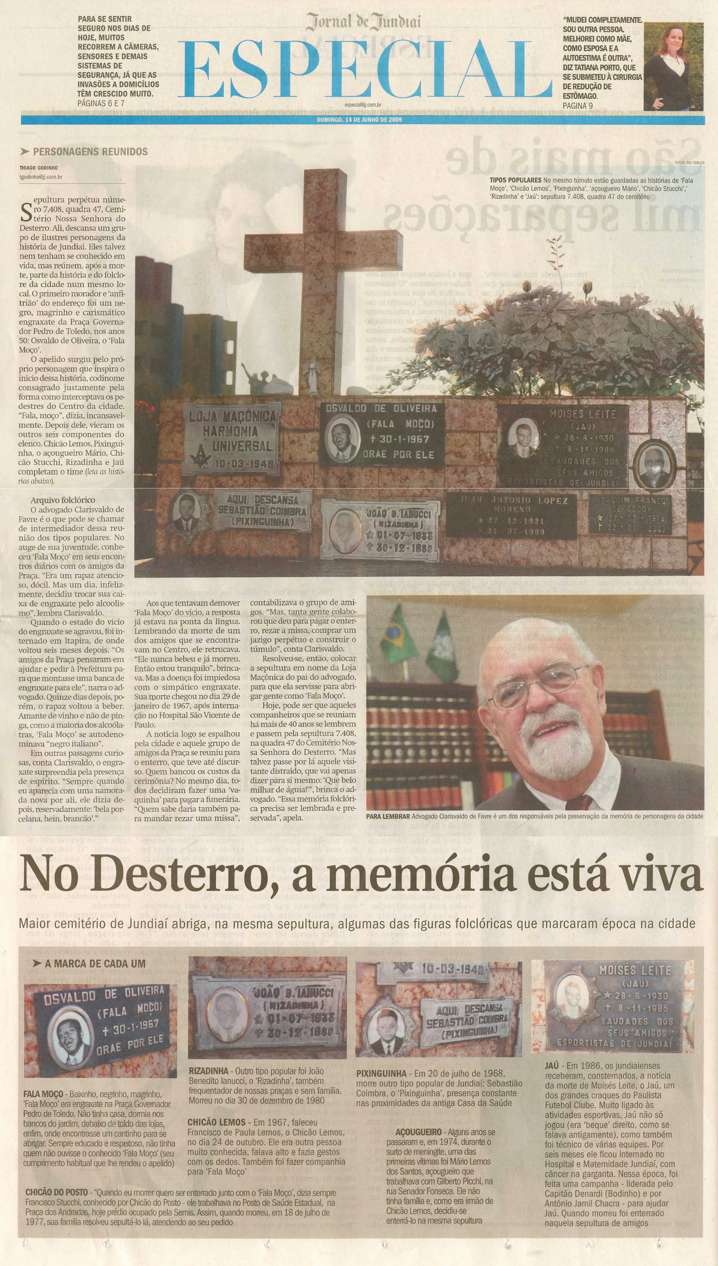 Jornal de Jundiaí - 14/06/2009