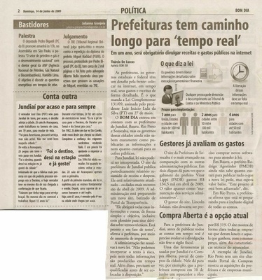 Bom Dia Jundiaí - 14/06/2009