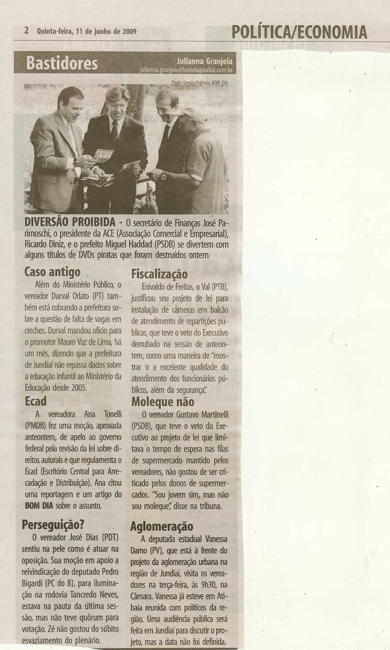 Bom Dia Jundiaí - 11/06/2009