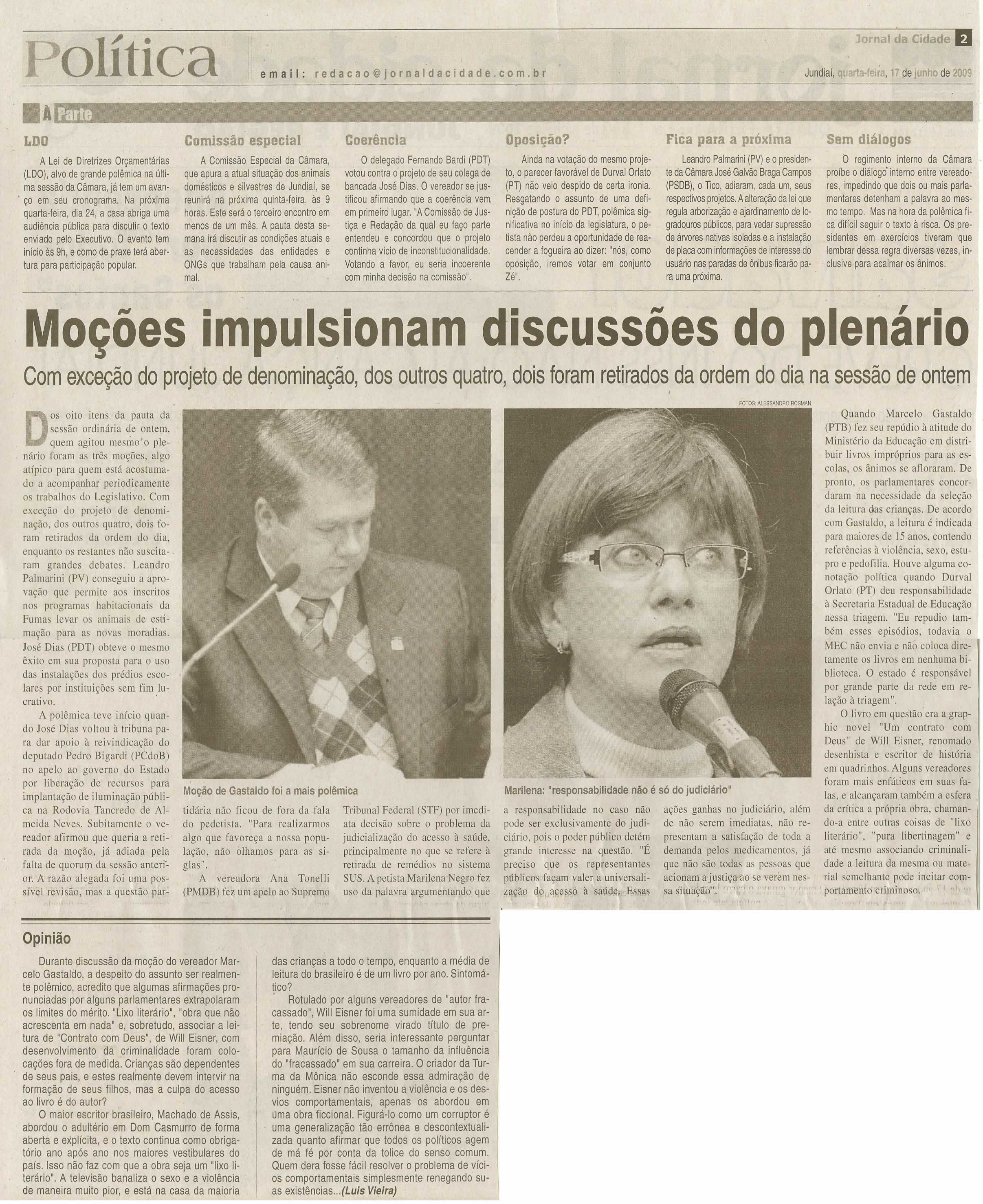 Jornal da Cidade - 17/06/2009