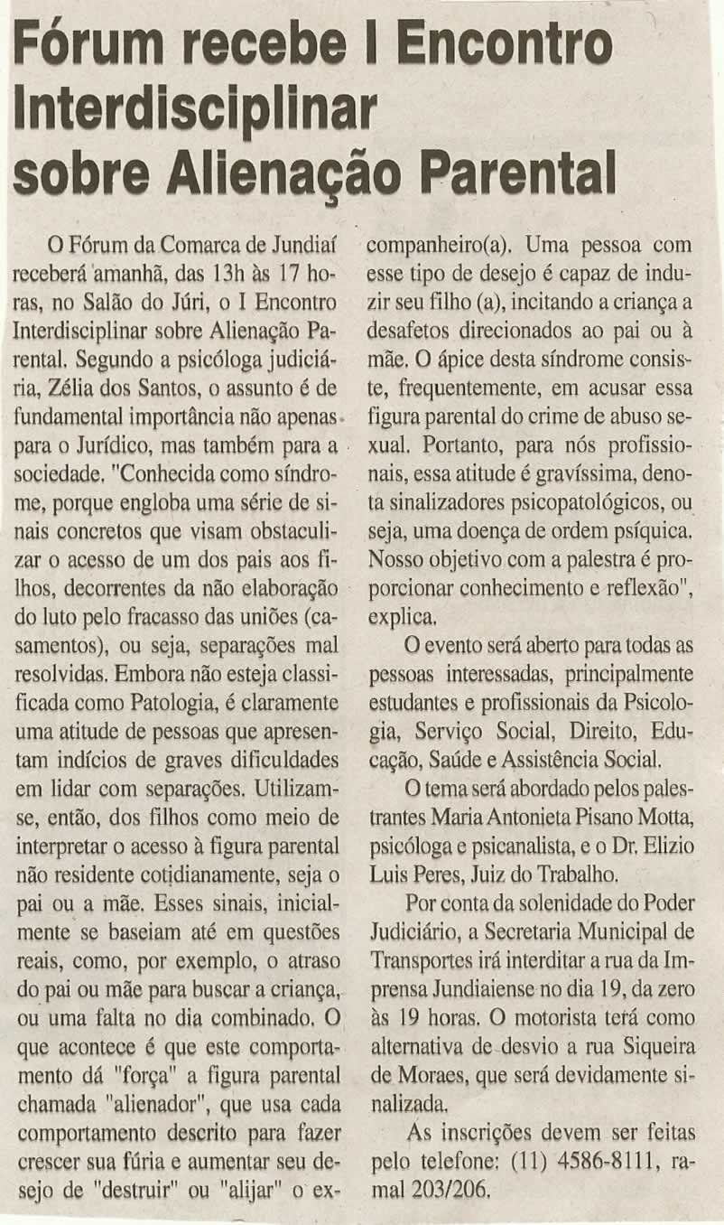 Jornal da Cidade - 18/06/2009
