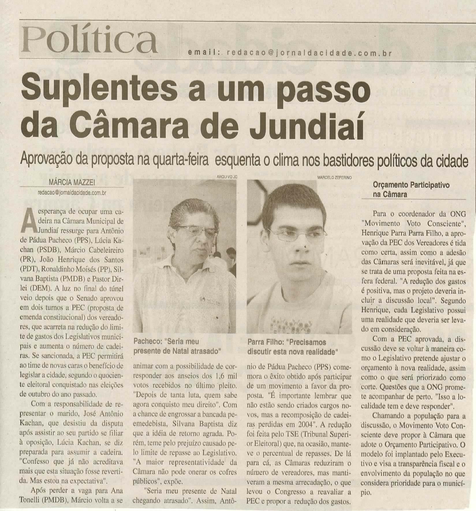 Jornal da Cidade - 19/06/2009