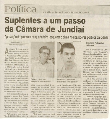 Jornal da Cidade - 19/06/2009