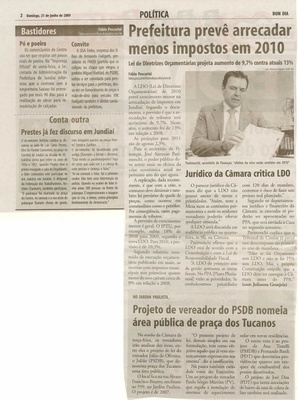 Bom Dia Jundiaí - 21/06/2009