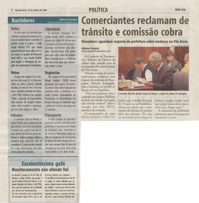 Bom Dia Jundiaí - 24/06/2009