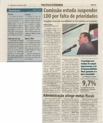 Bom Dia Jundiaí - 25/06/2009