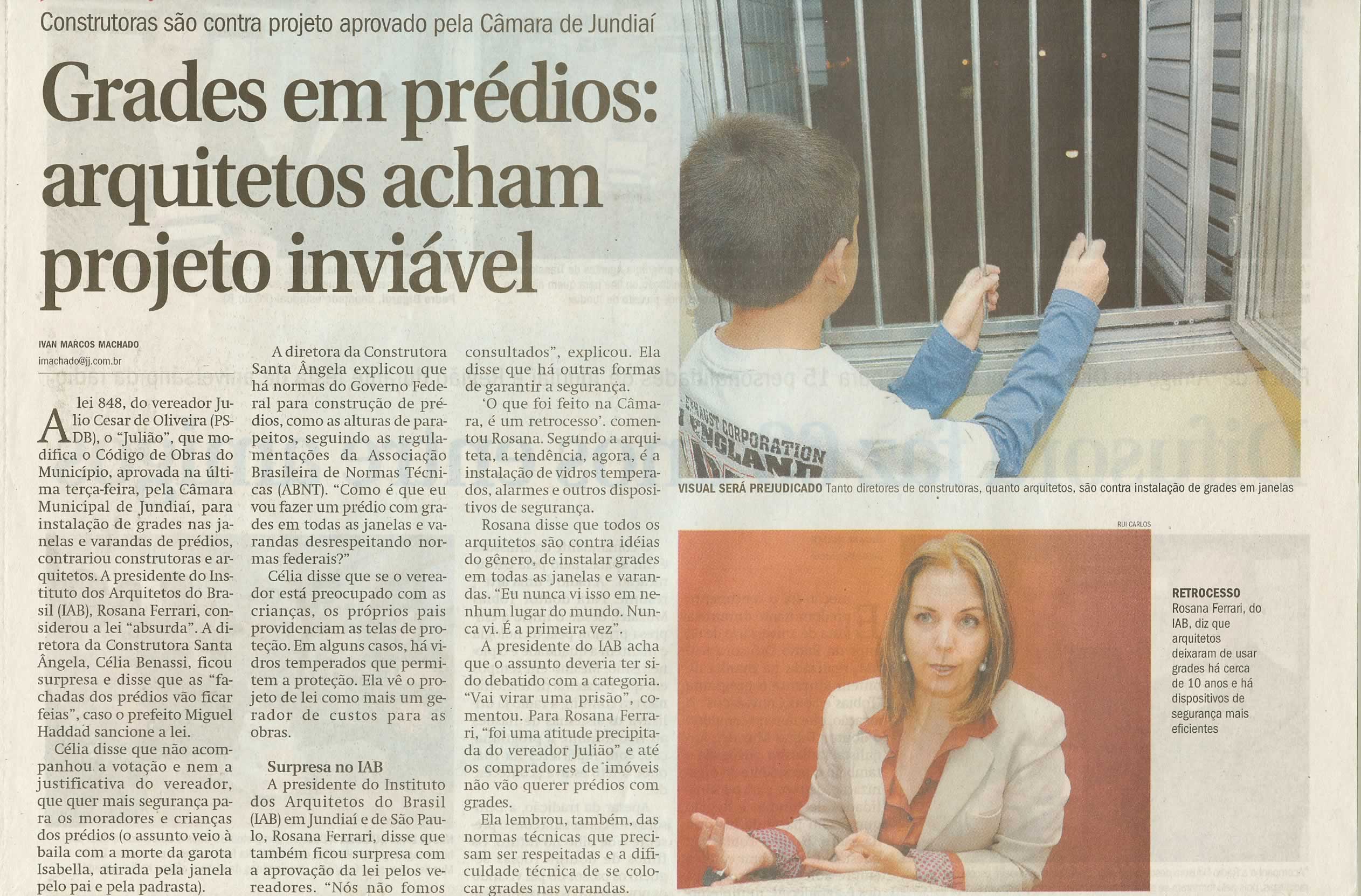 Jornal de Jundiaí - 25/06/2009