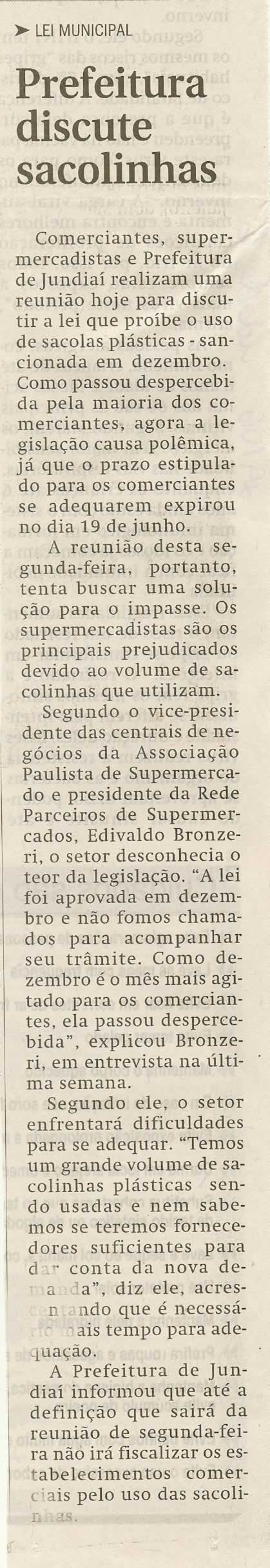 Jornal de Jundiaí - 29/06/2009