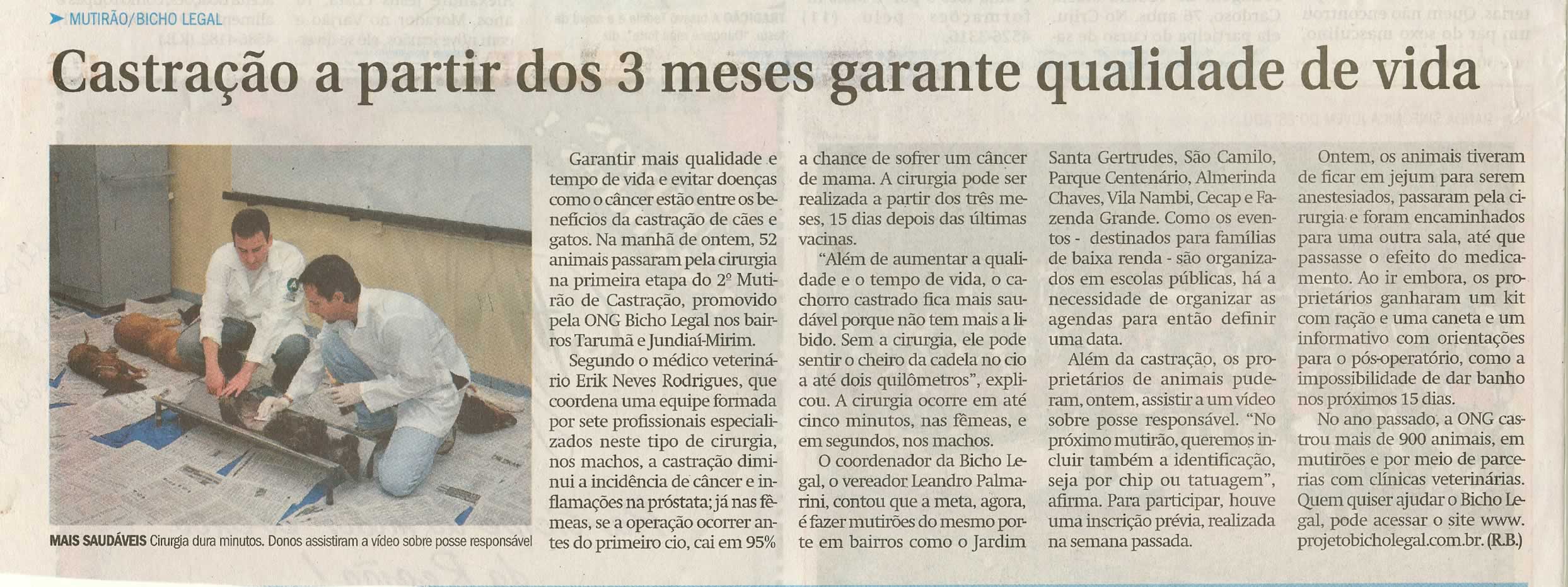 Jornal de Jundiaí - 28/06/2009