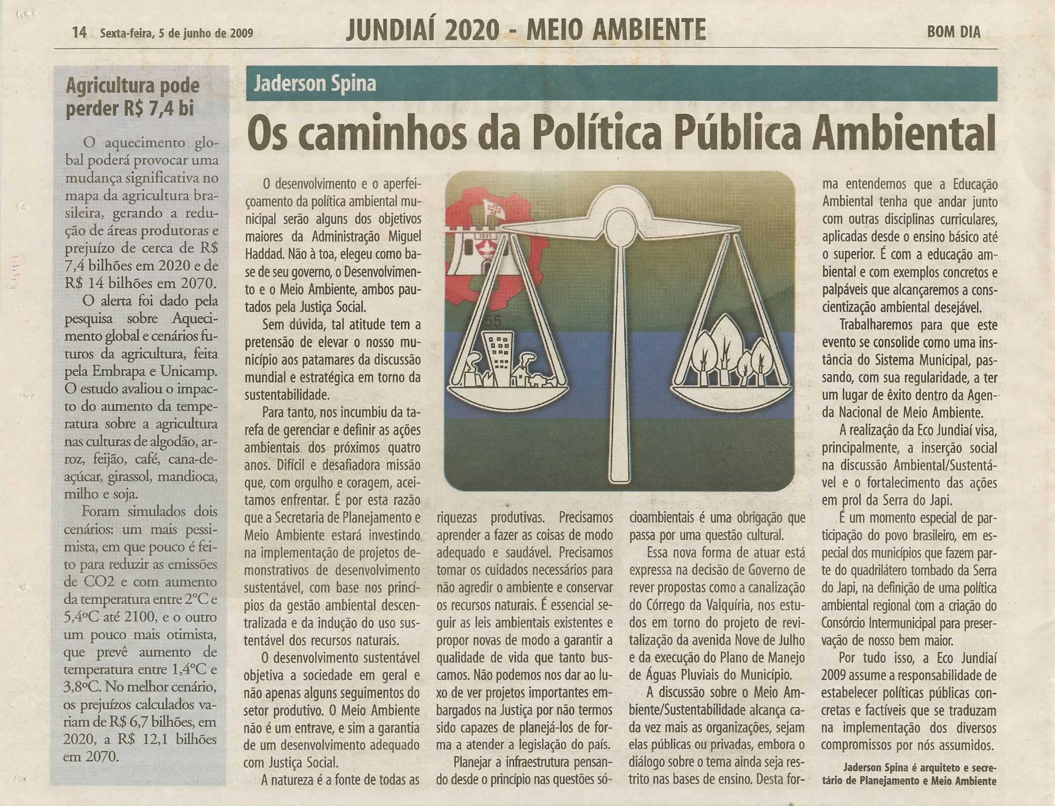 Bom Dia Jundiaí - 05/06/2009