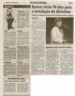 Bom Dia Jundiaí - 01/07/2009