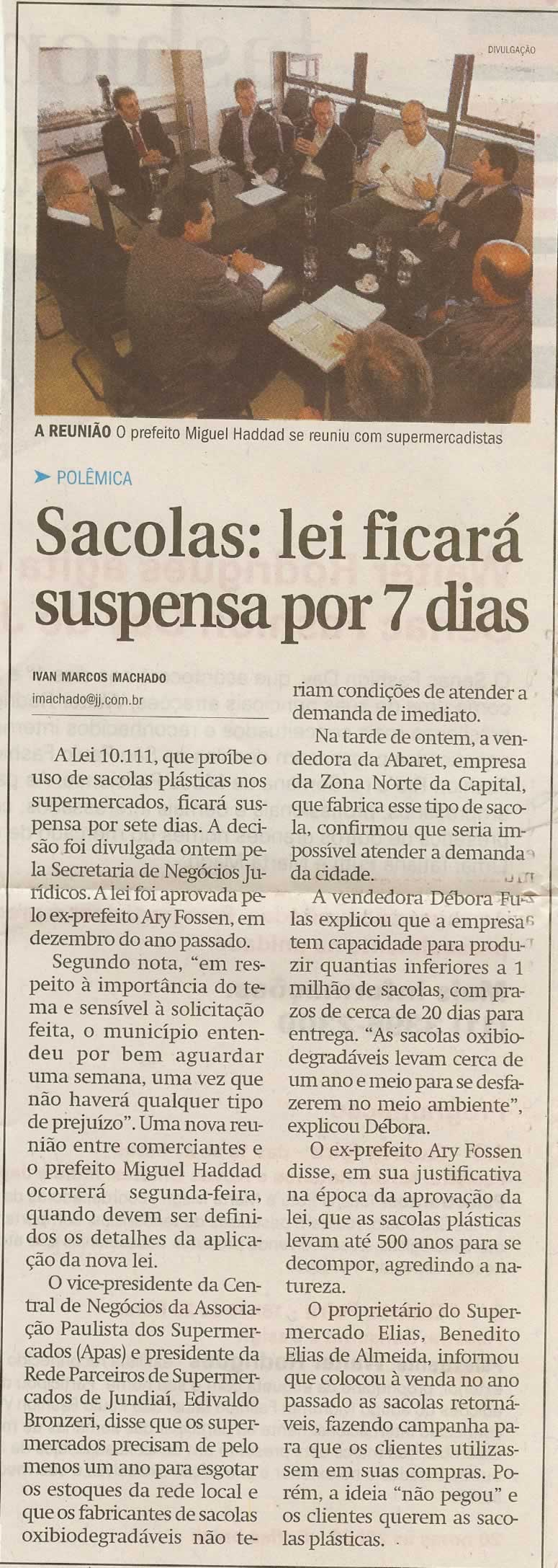 Jornal de Jundiaí - 01/07/2009